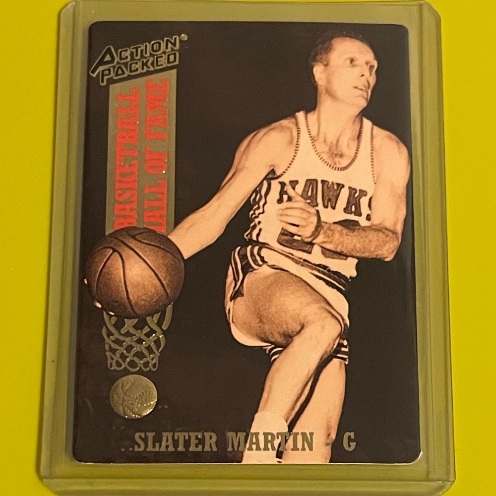 Slater Martin #23 1993-94 Action Packed [Hall Of Fame] Basketball Trading Card